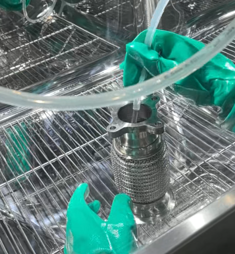 技术清洁度检测试样的内部清洗